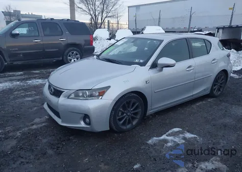 2012 Lexus Ct 200H Premium z USA, uszkodzony, nr VIN JTHKD5BH5C2082943